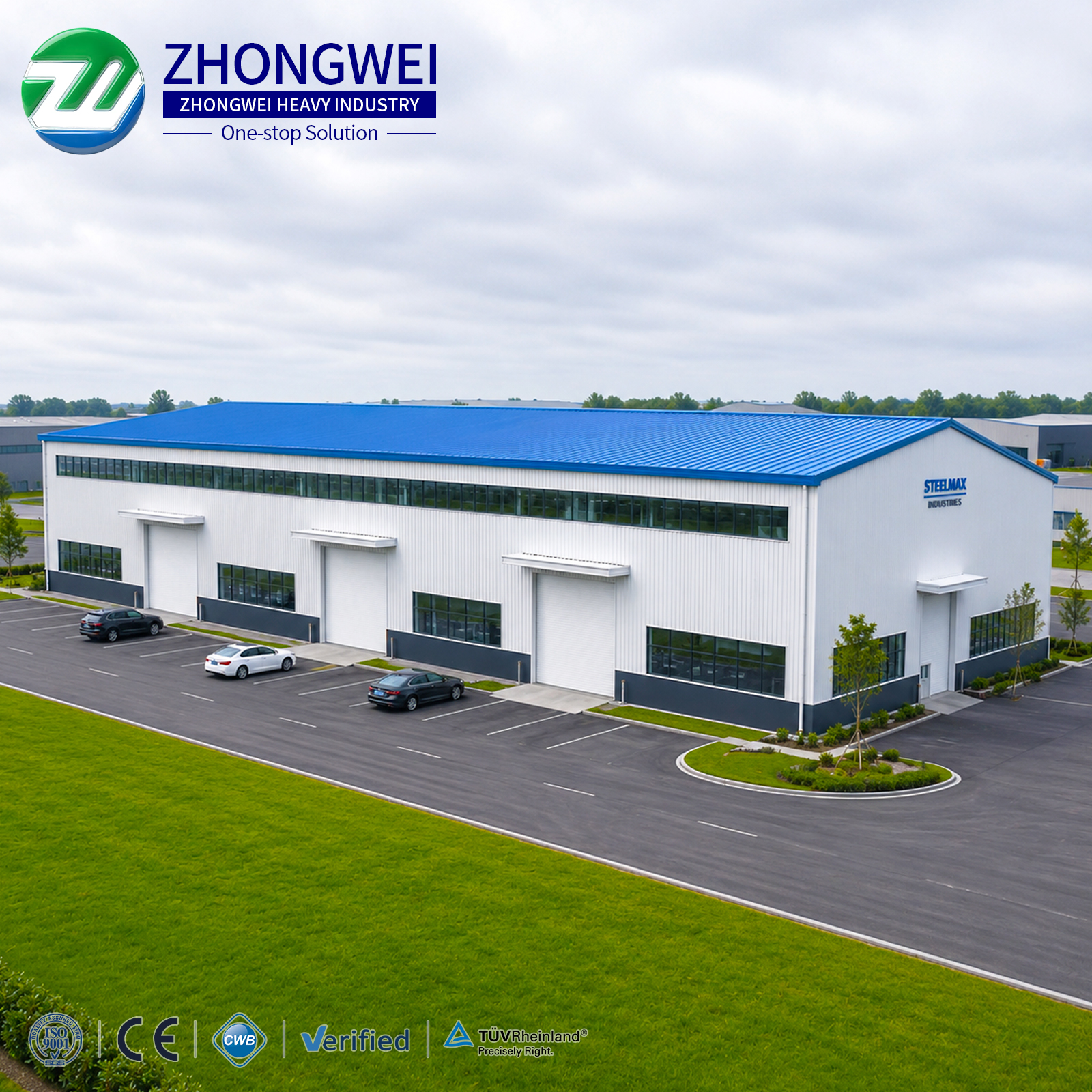 Steel Structure Building Large Span Warehouse For Industrial Storage And Logistics Warehouse Storage