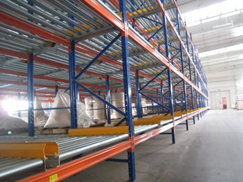 High Quality FIFO Gravity Carton Flow Rack Pallet Rack System Pallet Flow Racking Warehouse Equipment