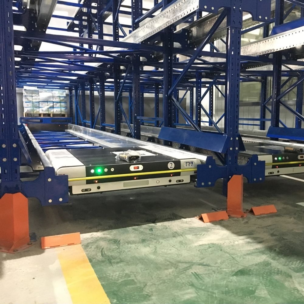 Automatic Warehouse Mobile Storage Heavy Duty Pallet Shuttle Racking Mobile Pallet Racking Systems