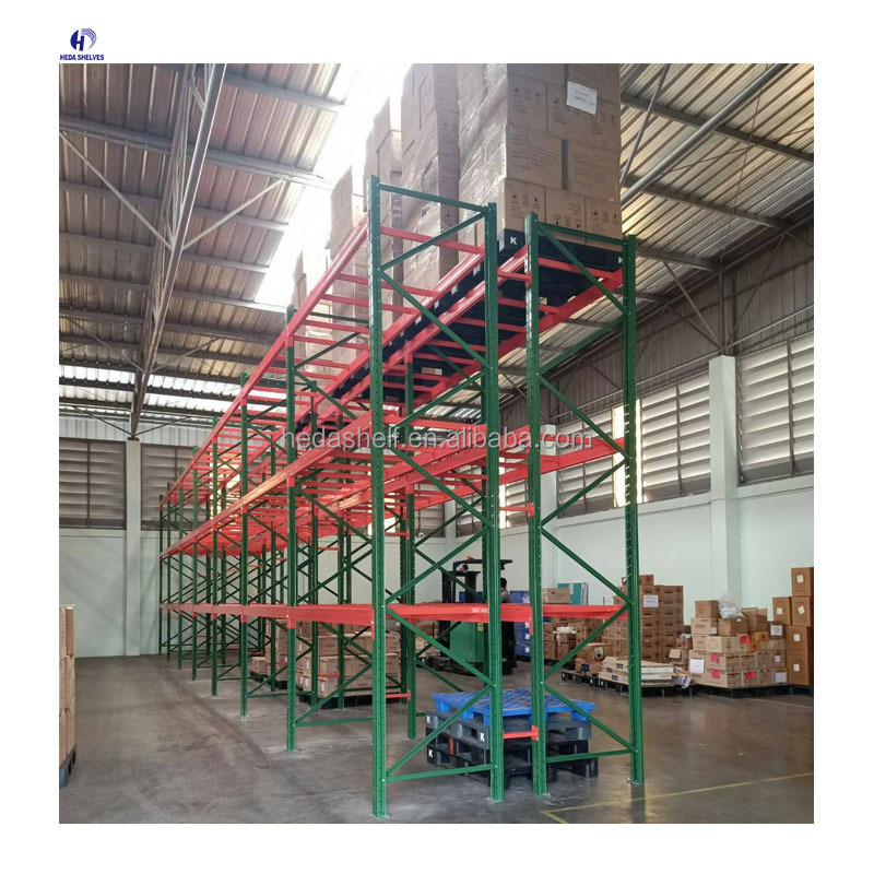 WAREHOUSE RACKING Large Capacity Selective Racking System Double Deep Pallet Racking Warehouse Storage Shelves
