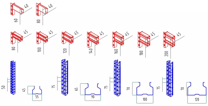 Steel Selective Drive-In Wire Units Push Metal Bin Systems Heavy Racks Warehouse Racking Adjustable Parts Heavy Duty Shelving