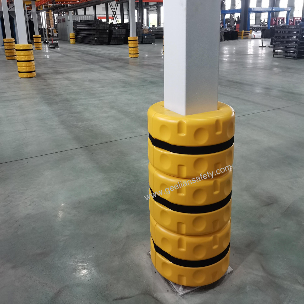 Reflective Safety Protector for Pallet Racking Uprights Customized Colors Wholesale Column Corner Guard Racking Post Protector