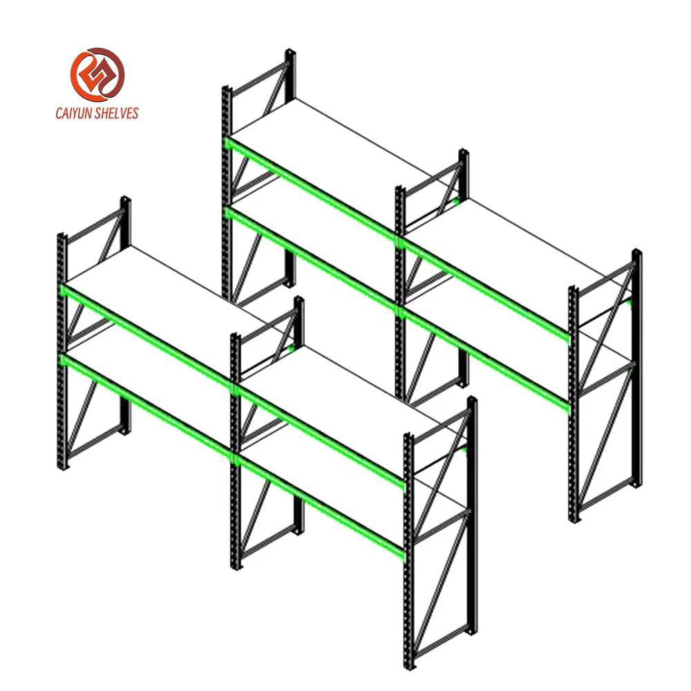 Industrial Storage Rack System - Heavy Duty Steel Grow Shelves with Reinforced Wood Platforms for Warehouses &amp; Greenhouses