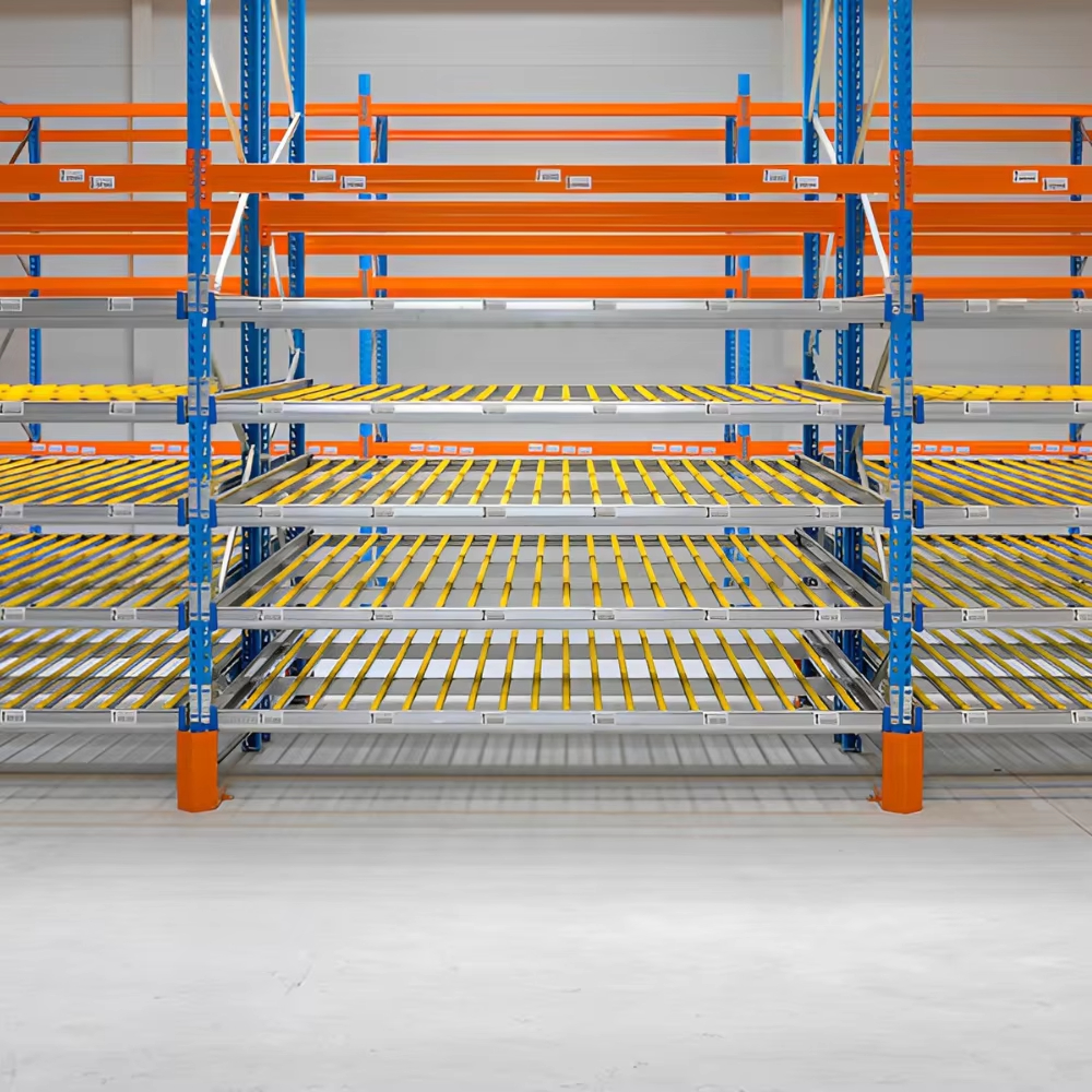 Gravity Flow Racks Flow Racking Carton Shelving Warehouse FIFO Industrial Storage System