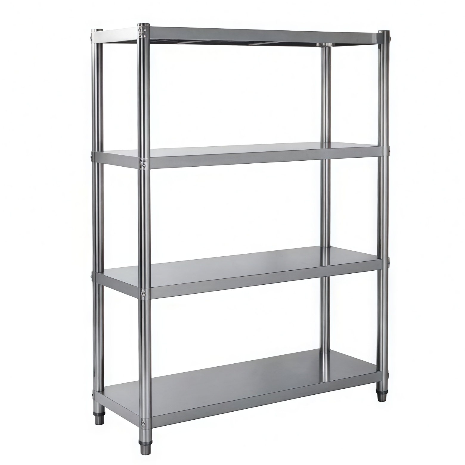 Customized Stainless Steel Countertop Shelving Units with Self-Cleaning Coating Modular Expandability Heavy-Duty Capacity
