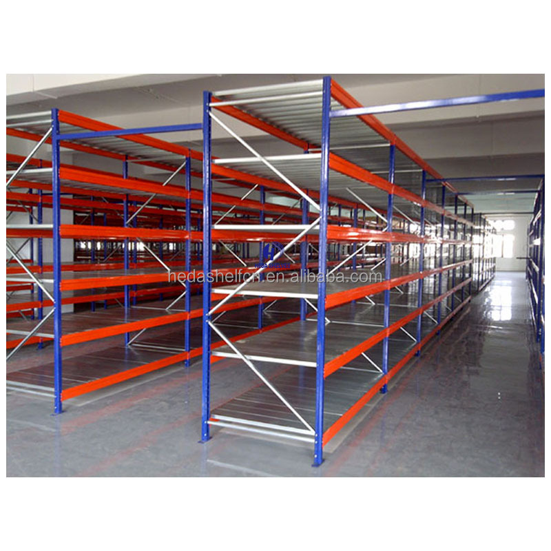 Heda Manufacture Storage Shelves Metal Boltless Warehouse Shelves System Medium Duty Racks for Sale