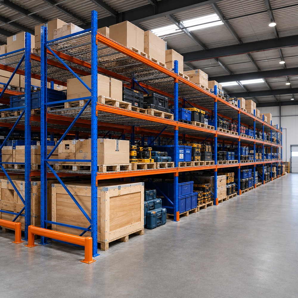 Factory Pallet Racks Industriales Steel Storage Rack Porta Paletes Q235B Steel Schwerlastregal for Logistics Hubs