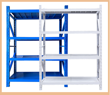 Classic welding warehouse shelf
