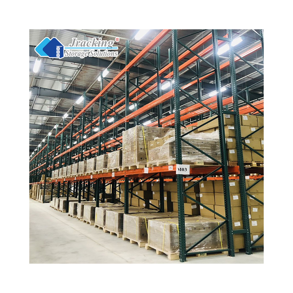 Jracking US Standard Heavy Duty Teardrop Pallet Racking System Storage Racks and Shelving