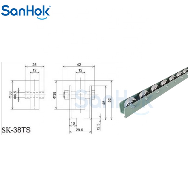 Flow Rail Technical Drawing and Dimensions