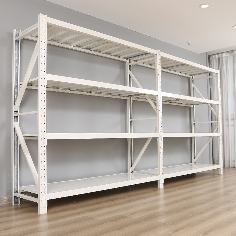 Boltless Steel Storage Rack 3 Layers Slotted Angle Frame Galvanized Powder Coated Corrosion Protection 100kg Load Capacity