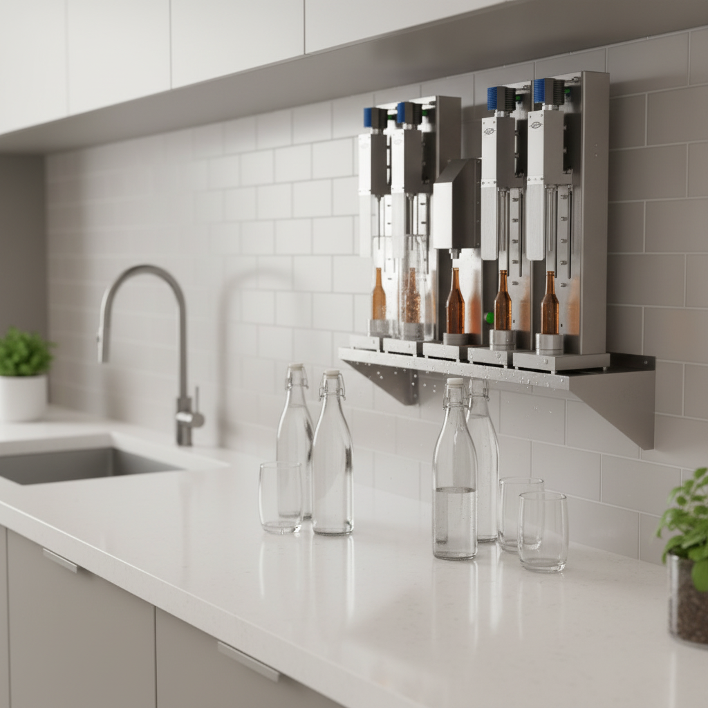 Wall Shelf With Drainage Groove