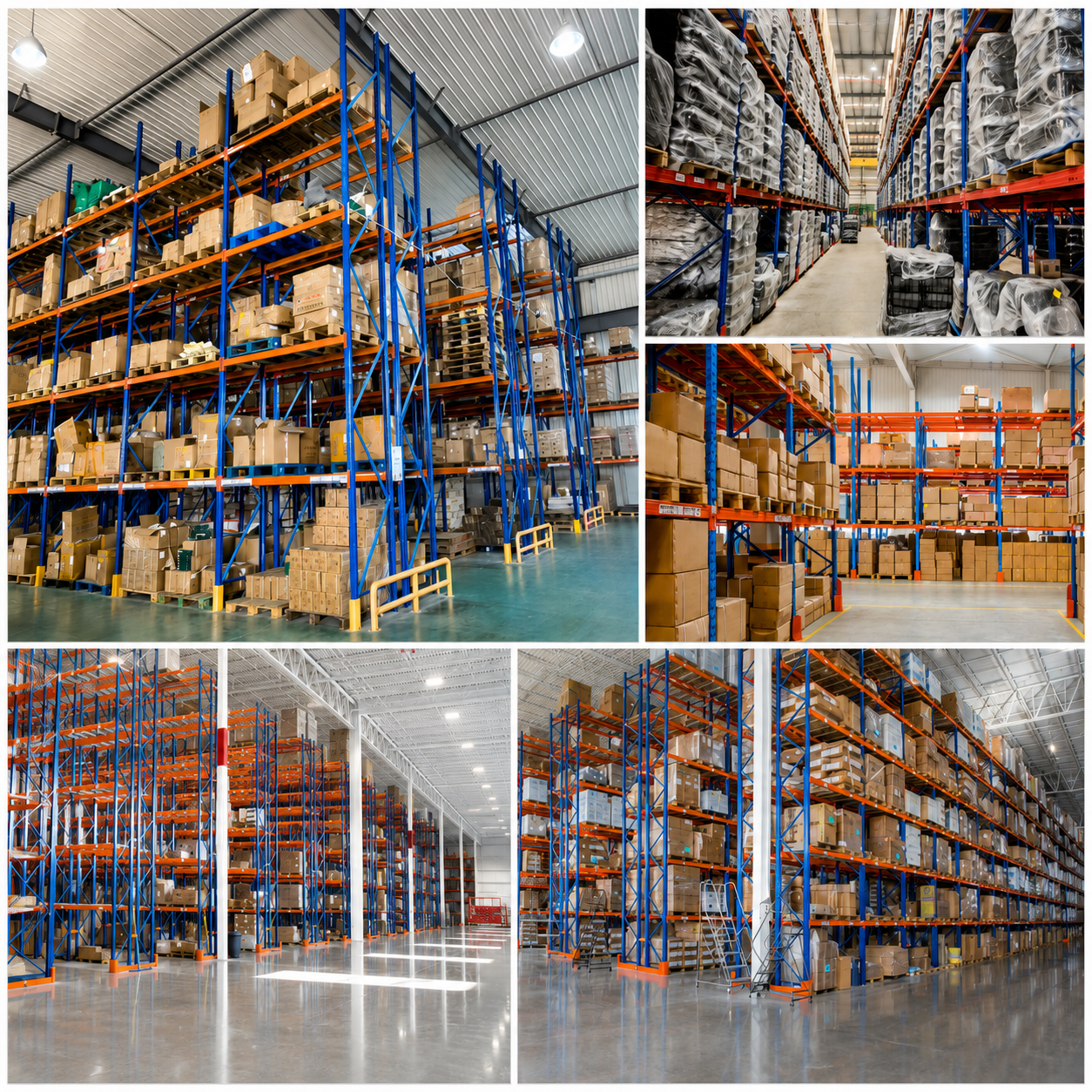 3000KG Heavy Duty Pallet Rack Warehouse Storage Shelves Units Powder Coating Steel Racking System