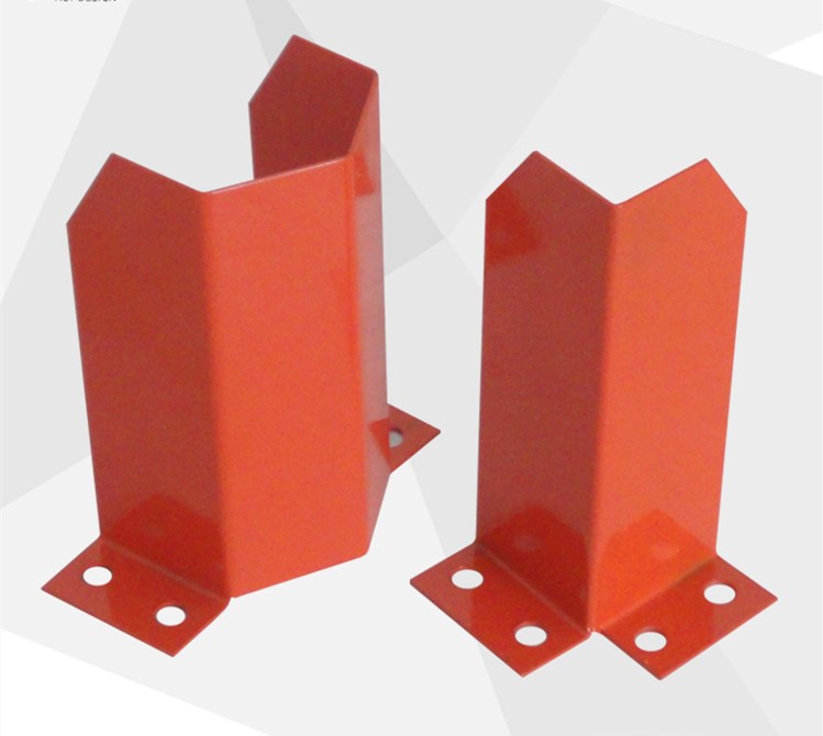 Low Price Accessories Upright Protector Column Guard Powder Coated Finish Warehouse Safety Steel Industrial Pallet Rack
