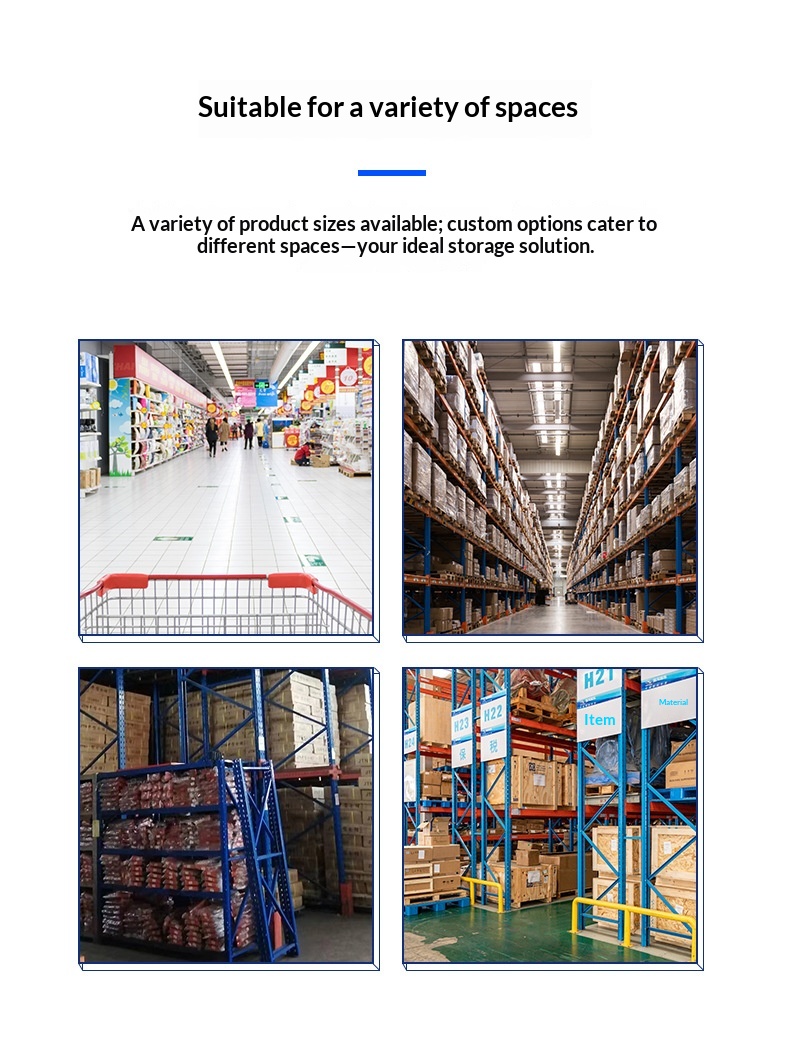 Multi-tier Light Medium Heavy-Duty Warehouse Shelving; Steel Racking Storage Rooms; Thickened Floor-Standing Storage Racks China