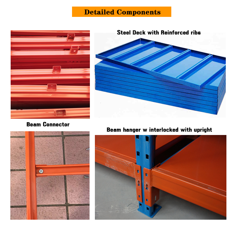 China Factory Steel Heavy Duty Adjustable Warehouse Storage Racks Movable Shelving ESD Protection 5 Layer Efficient SunLi