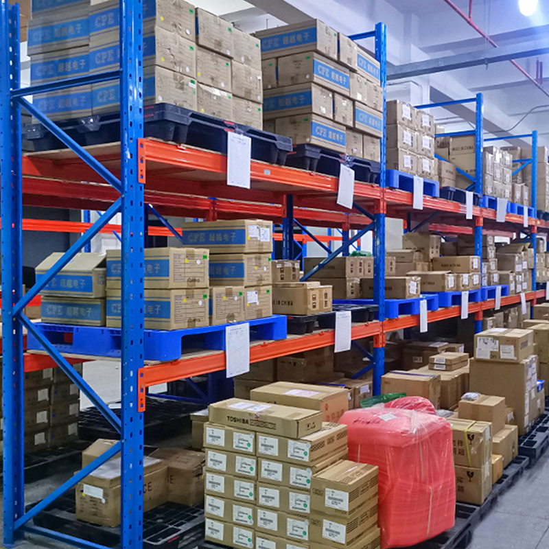 Industrial Storage Rack System - Heavy Duty Steel Grow Shelves with Reinforced Wood Platforms for Warehouses &amp; Greenhouses