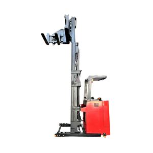 MiMA 3-way Tri-Lateral Stacker Steel Supports 0.8/1.2/1.6 Ton Load Lifting Height 3m-18m Solid Steel Floor for High Rack