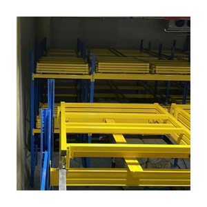 Heavy Duty Warehouse Racking System Storage Push Back Pallet Racks