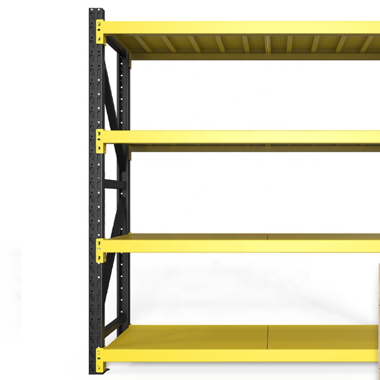 Metal Storage Shelf Rack Storage Racks Storage Shelving Units Heavy Duty 4 Tier Layers Factory Warehouse Shelves