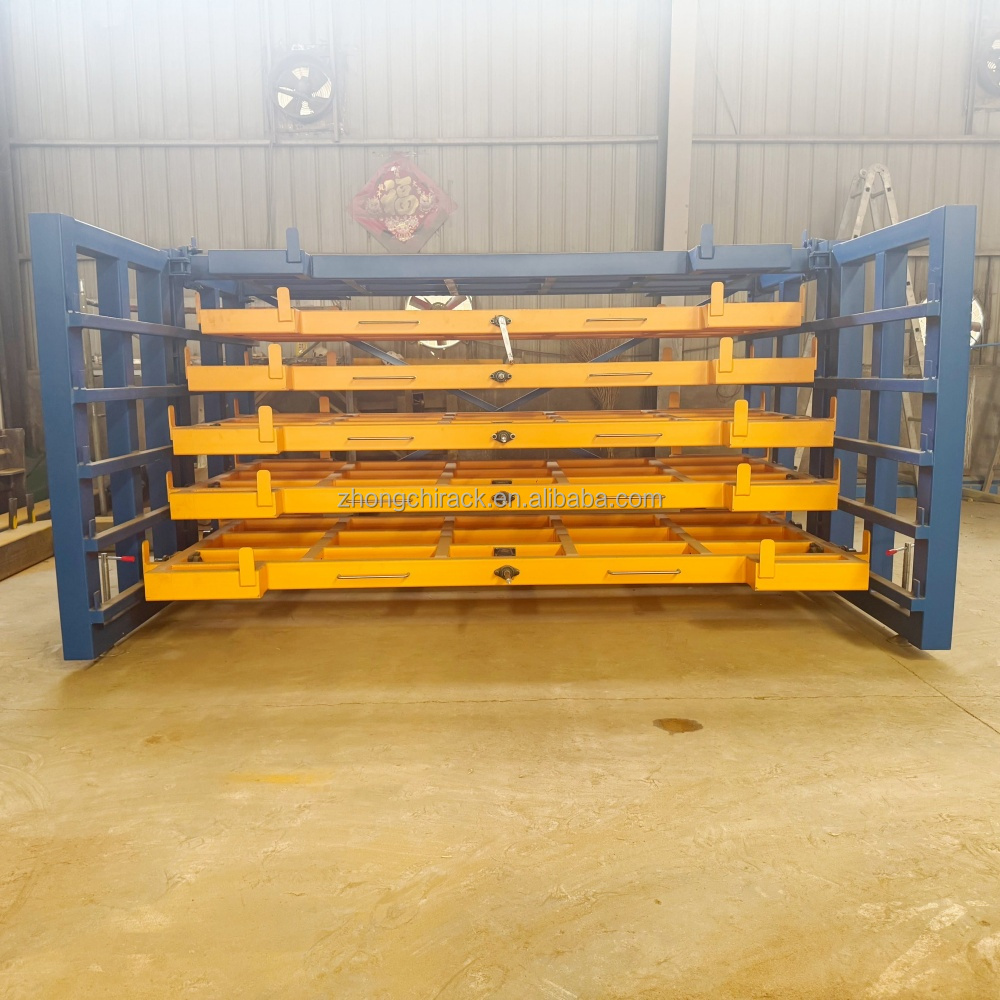 Heavy Duty Drawer Style Sheet Metal Rack Industrial Storage Rack for Workshop Material Handling