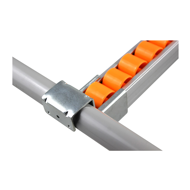 Roller Track Pipe Rack System Flow Roller Rack Assemble Aluminum Flow Rails for Shelf