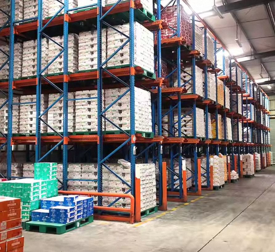 Drive-In Pallet Racking Component Diagram