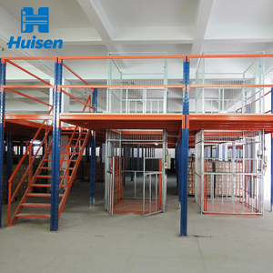 Industrial Warehouse Attic Lofts Heavy-Duty Steel Storage Racks Mezzanine Floor Platforms Pallet Racking Systems