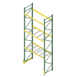 WAREHOUSE RACKING Warehouse Heavy Duty Cold Storage Rack Selective Narrow Aisle Metal Industrial Pallet Racking System