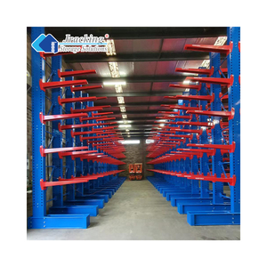 Jracking Industrial Shelving Warehouse Racks Heavy Duty Steel Cantilever Storage Rack System For Steel Pipe Storage
