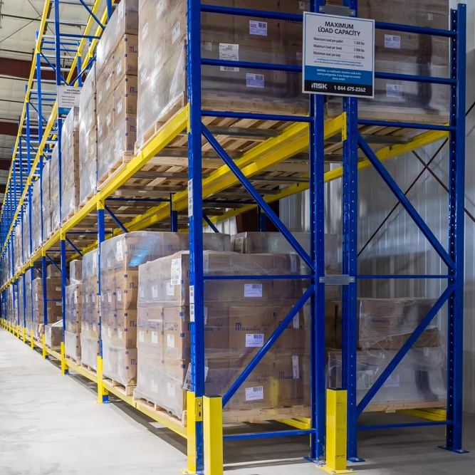Warehouse Storage Metal Shelf Stacking Racks &amp; Shelves Pallet Racking System Steel Shelving Vna Racking System Narrow Aisle Rack