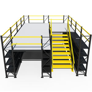 Mezzanine Floor Customer Preferred Warehouse Storage Racking Steel Racks Mezzanine Floor Racking System