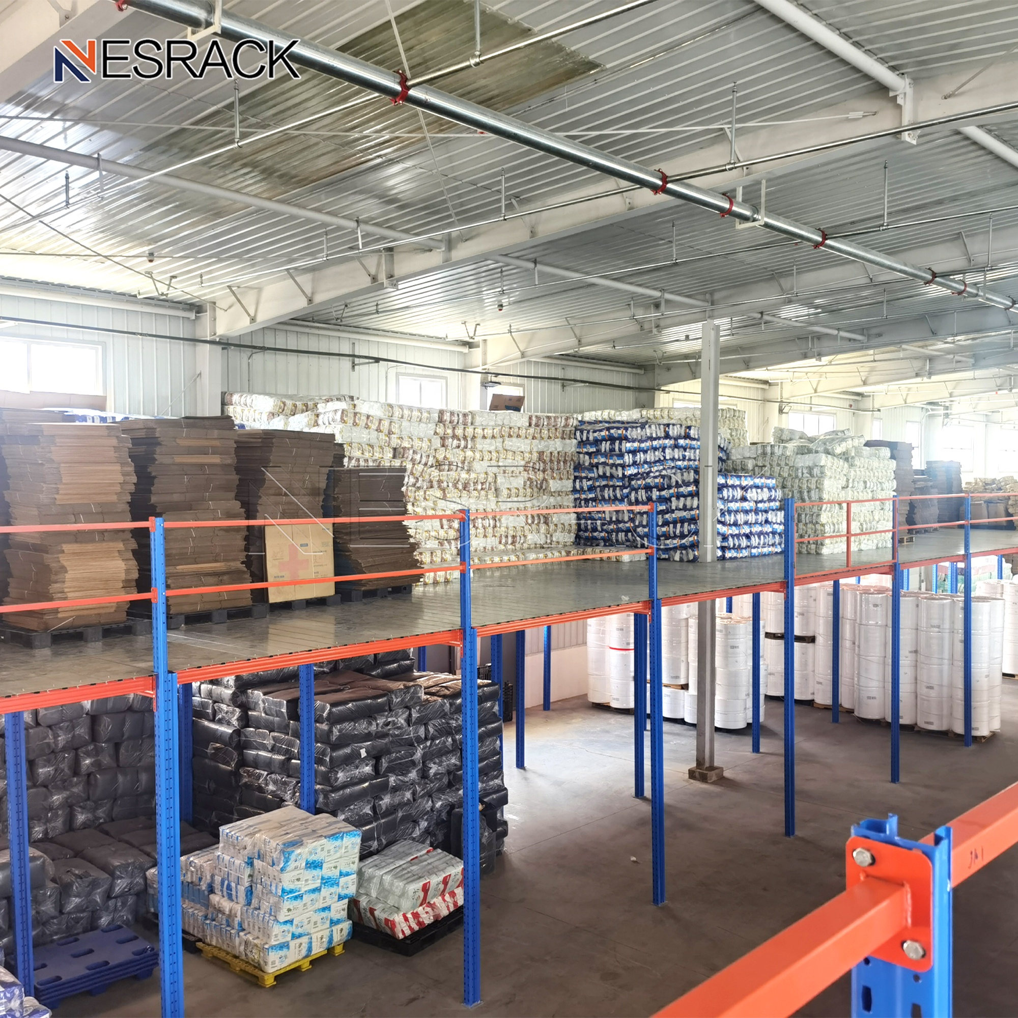 Warehouse Heavy Duty Loft Platform Stacking Racks Storage Attic Rack Pallet Racking Mezzanine Floor Rack