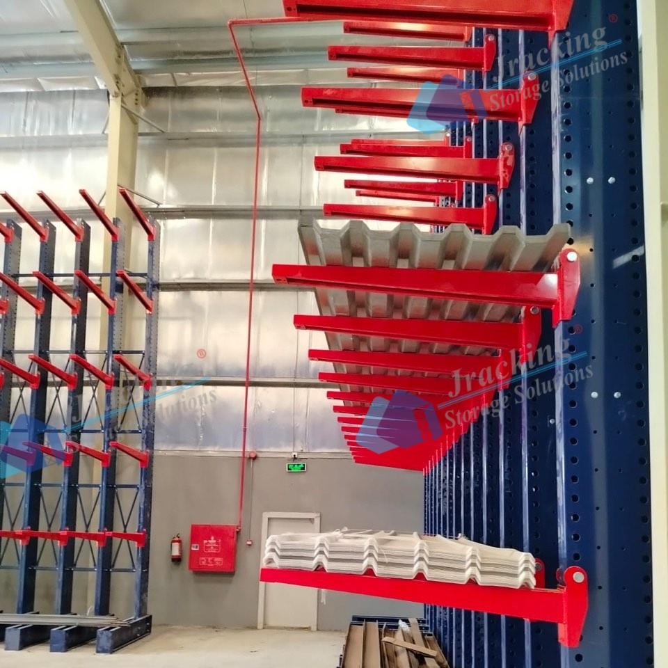 OEM Freight Warehousing Storage Rack Shelving Heavy Duty Cantilever Rack System