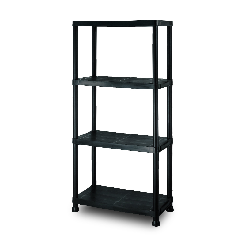 24 In. X 12 In. X 53 In. Solid Light-Duty 4 Tier - Warehouse Shelf Storage Shelving Rack Unit