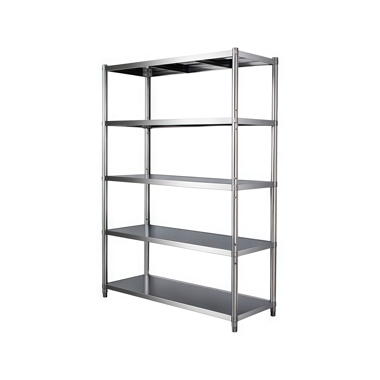 Customized Stainless Steel Countertop Shelving Units with Self-Cleaning Coating Modular Expandability Heavy-Duty Capacity