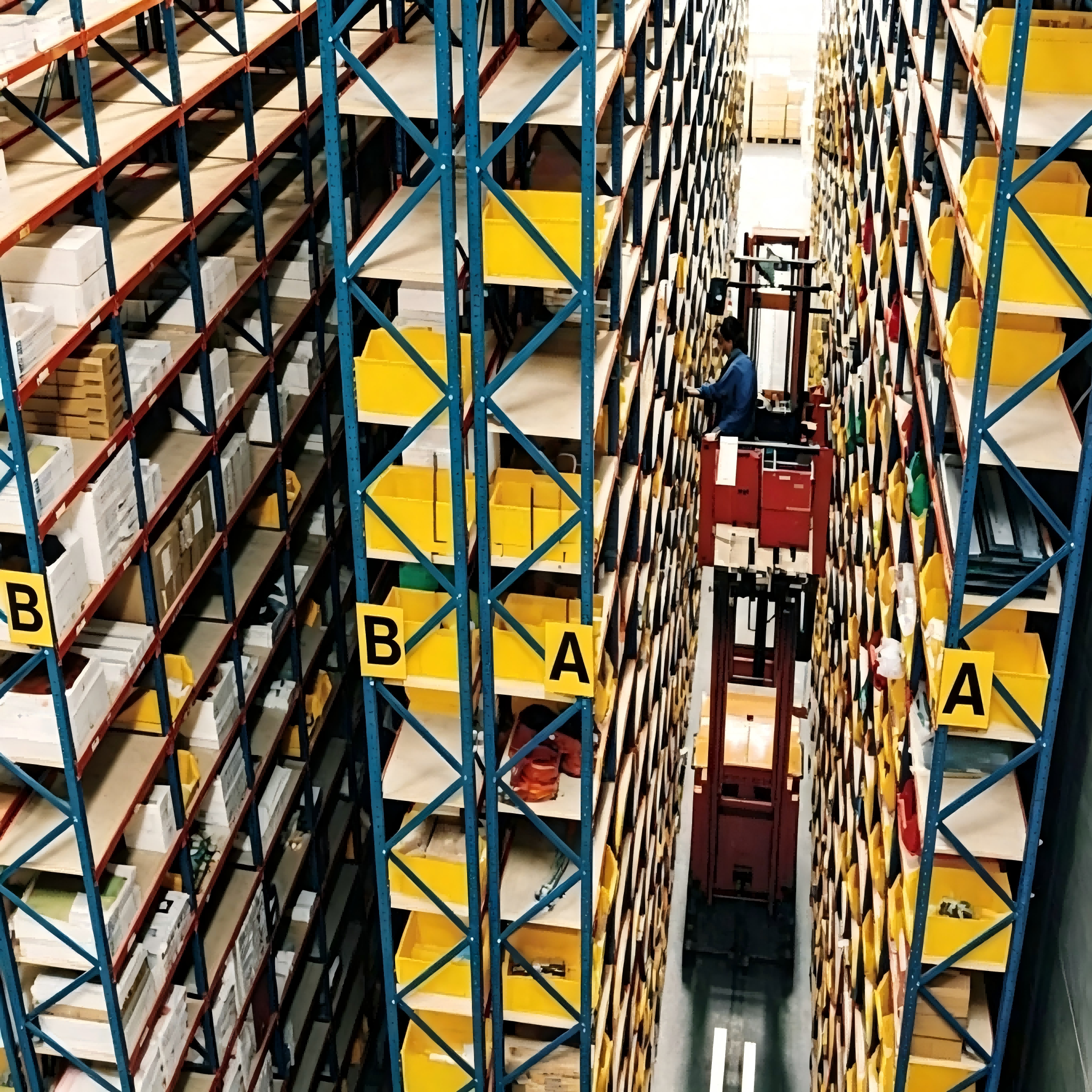 Max Height 20m VNA Rack Storage System | Very Narrow Aisle Steel Pallet Racking for High-Density Warehouse