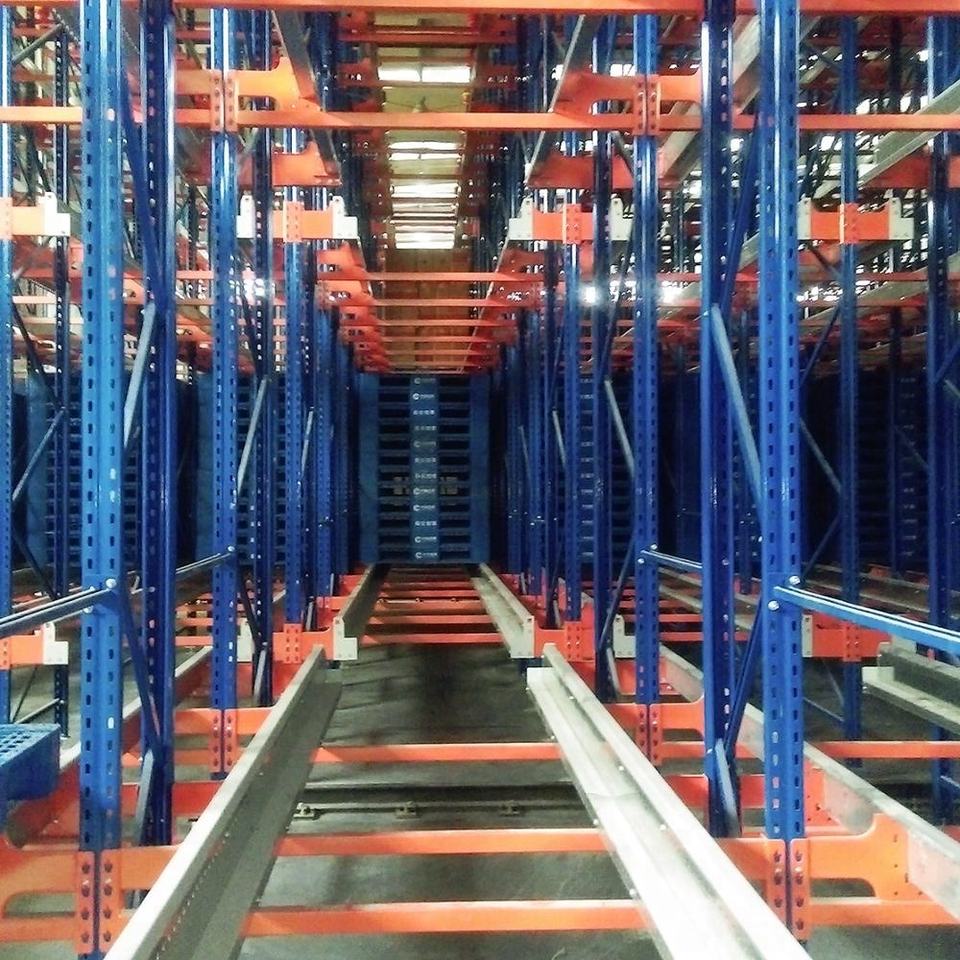 Radio Shuttle Electric Mobile Pallet Rack Warehouse Storage Radio Shuttle Racks