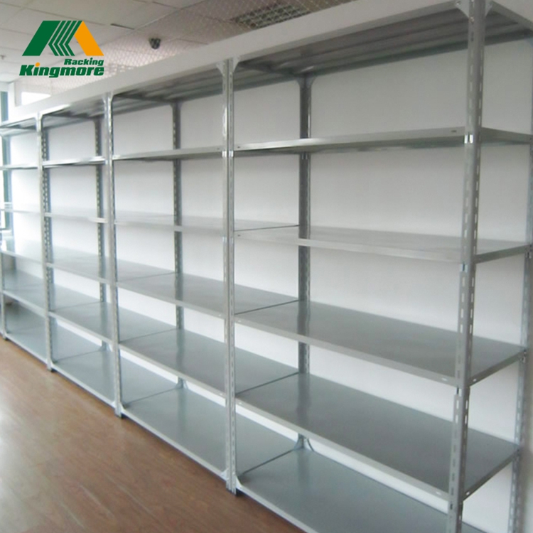 Warehouse Storage Metal Light Duty Slotted Angle Racking Shelf