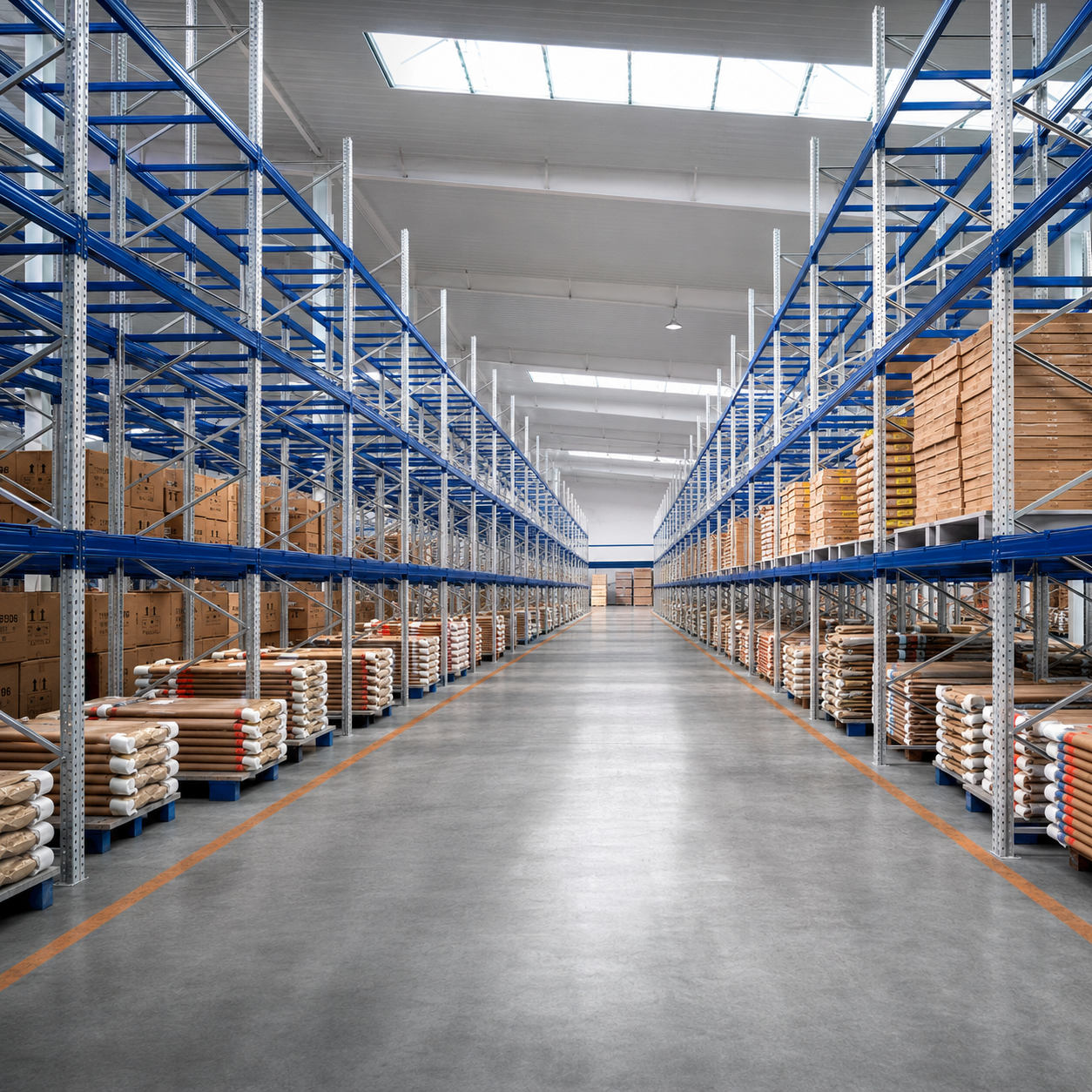 Schwerlastregal Steel Storage Rack Adjustable Multi-level Warehouse Heavy Duty Pallet Shelving System with High Loading