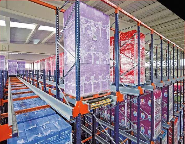 Heavy Duty Steel 4-Way Shuttle Racking System AS/RS with Corrosion Protection for LIFO/FIFO Automated Storage