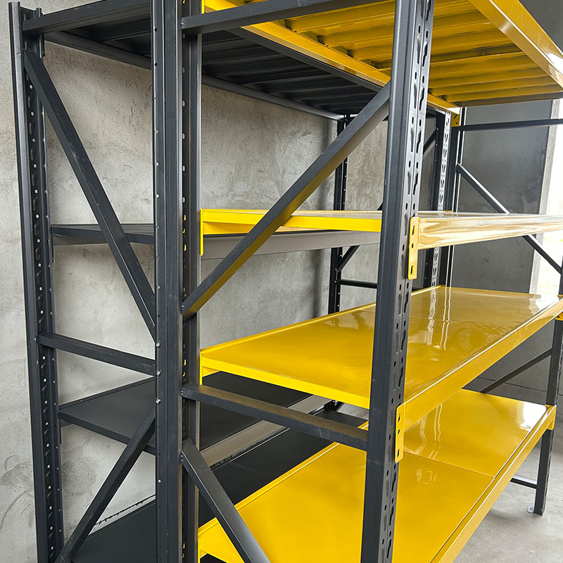 Heavy Duty Steel Storage Rack Adjustable Metal Shelving Boltless Warehouse Storage Shelves Medium Duty Industrial Rack
