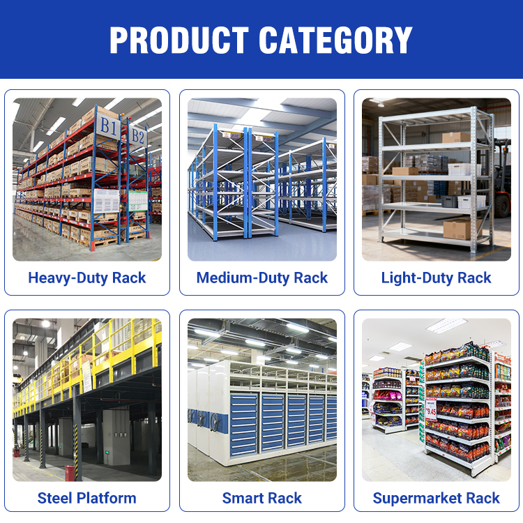 Industrial Warehouse Attic Lofts Heavy-Duty Steel Storage Racks Mezzanine Floor Platforms Pallet Racking Systems