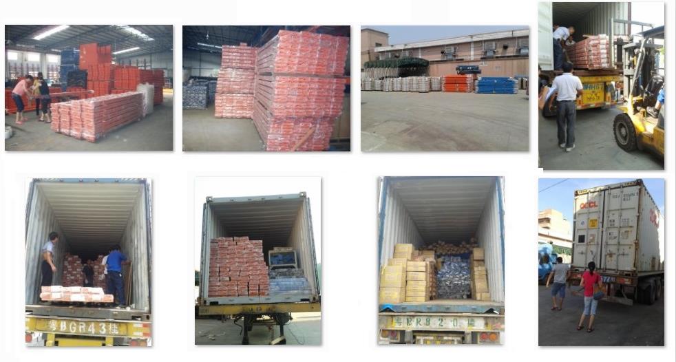 Products package and loading for exporting