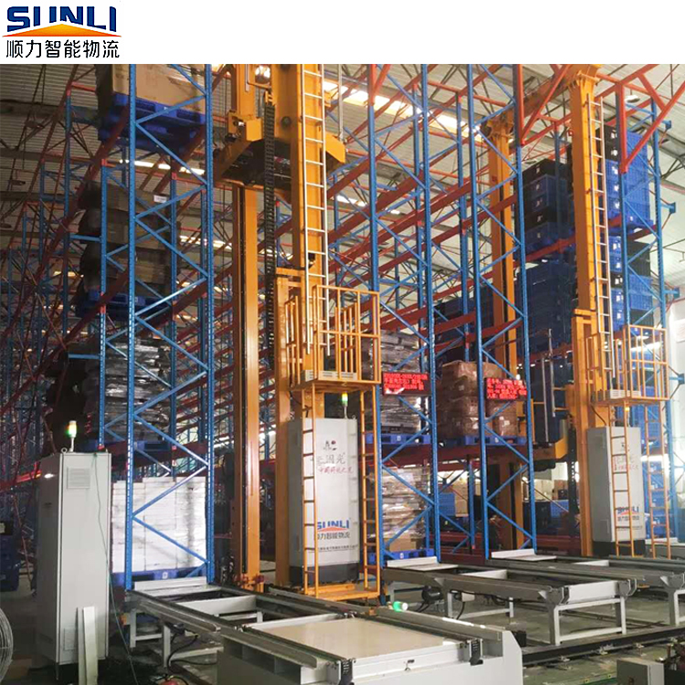 High Bay Heavy Duty Automated Storage and Retrieval System (AS&amp;RS) Pallet Rack for Warehouse