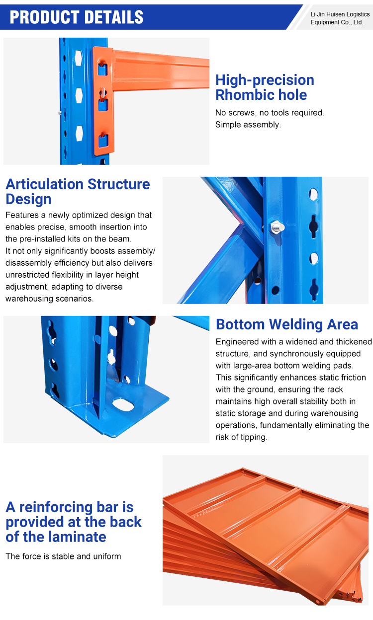 Long Span Medium Duty 5 Layer Durable Steel Industrial Shelving Racking Boltless Warehouse Storage Rack System Adjustable OEM