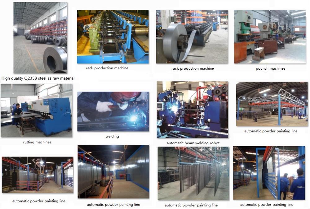 Hydroponic Mobile Pallet Rack System Production Flow