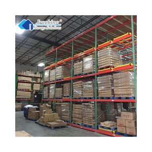 Jracking Warehouse Storage Heavy Duty Pallet Rack System Industrial Storage Rack Push Back Steel Rack