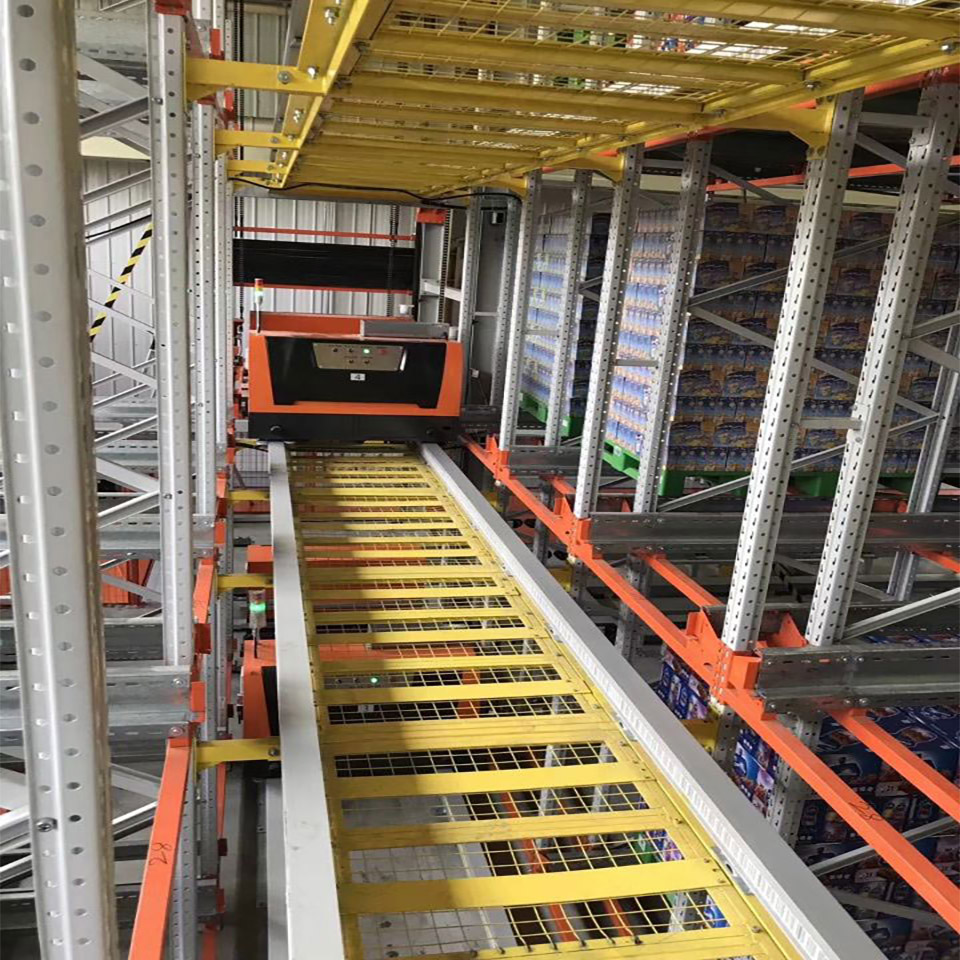 Heavy Duty Steel 4-Way Shuttle Racking System AS/RS with Corrosion Protection for LIFO/FIFO Automated Storage