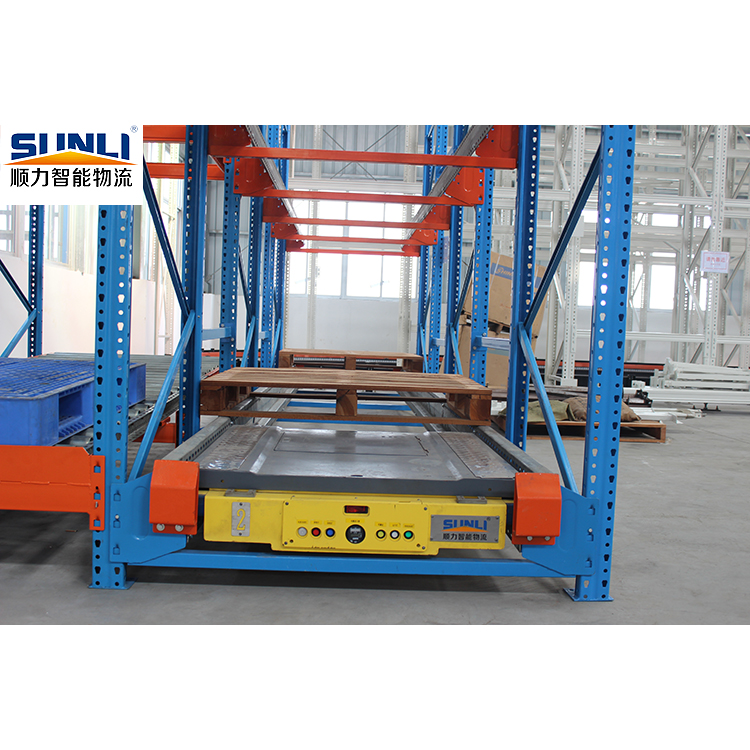 China Factory Remote Steel Multi-Layer Drive-Through Two-Way Shuttle Pallet Racking High-Density Warehouse Storage Automatic
